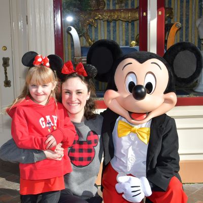 Finally introducing my little Mickey fan to the mouse himself! This memory will be cherished by both of us, always. 